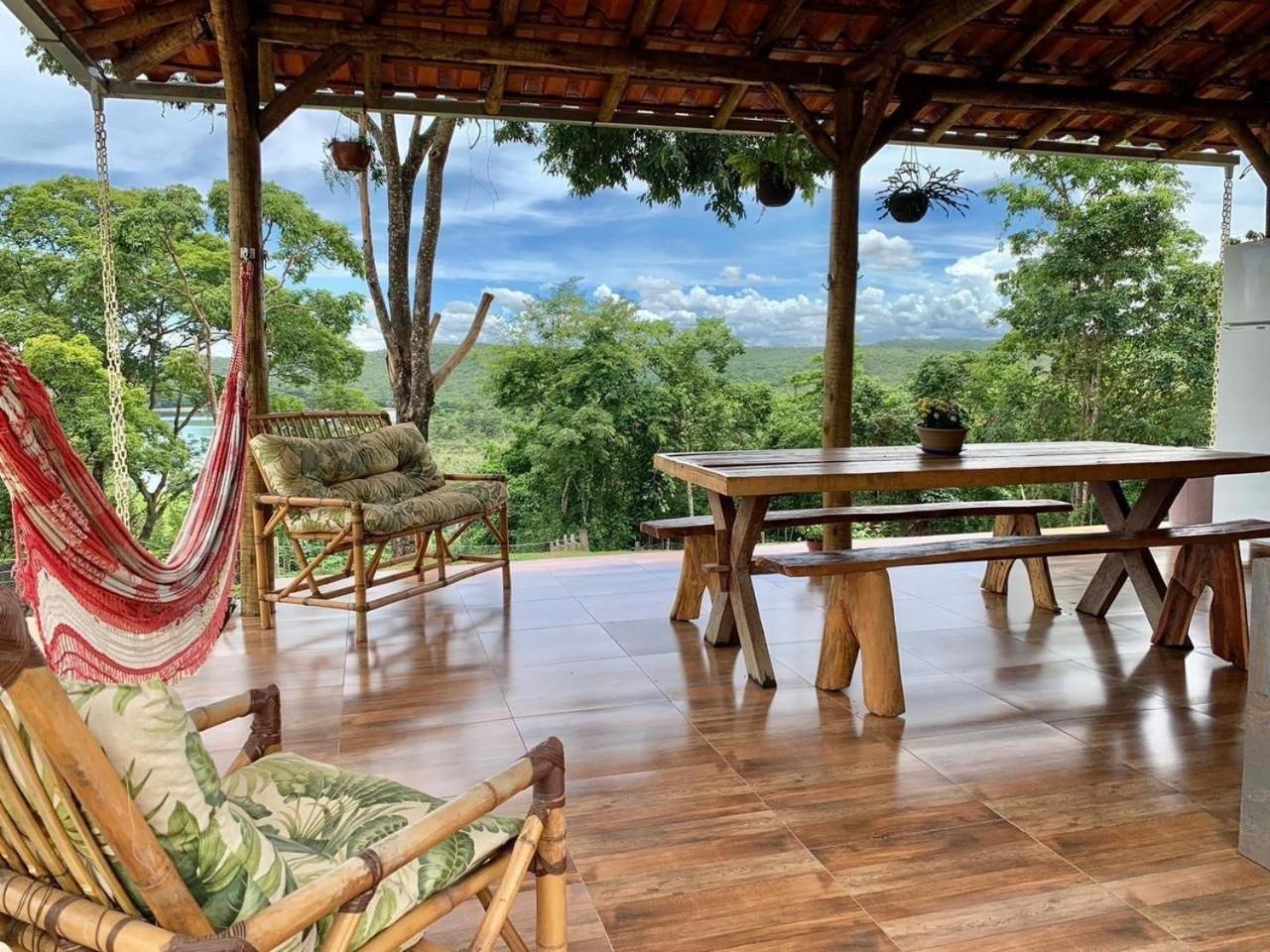 Suíte Vista do Lago - Casa de Temporada em Corumbá Alexania Exterior foto